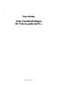 Sechs Choralbearbeitungen für Viola da gamba und B.c.