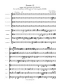 Sonata à 8 für vier Blockflöten (AATB) und vier Viole da gamba (DABB)