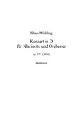 Konzert in D für Klarinette und Orchester